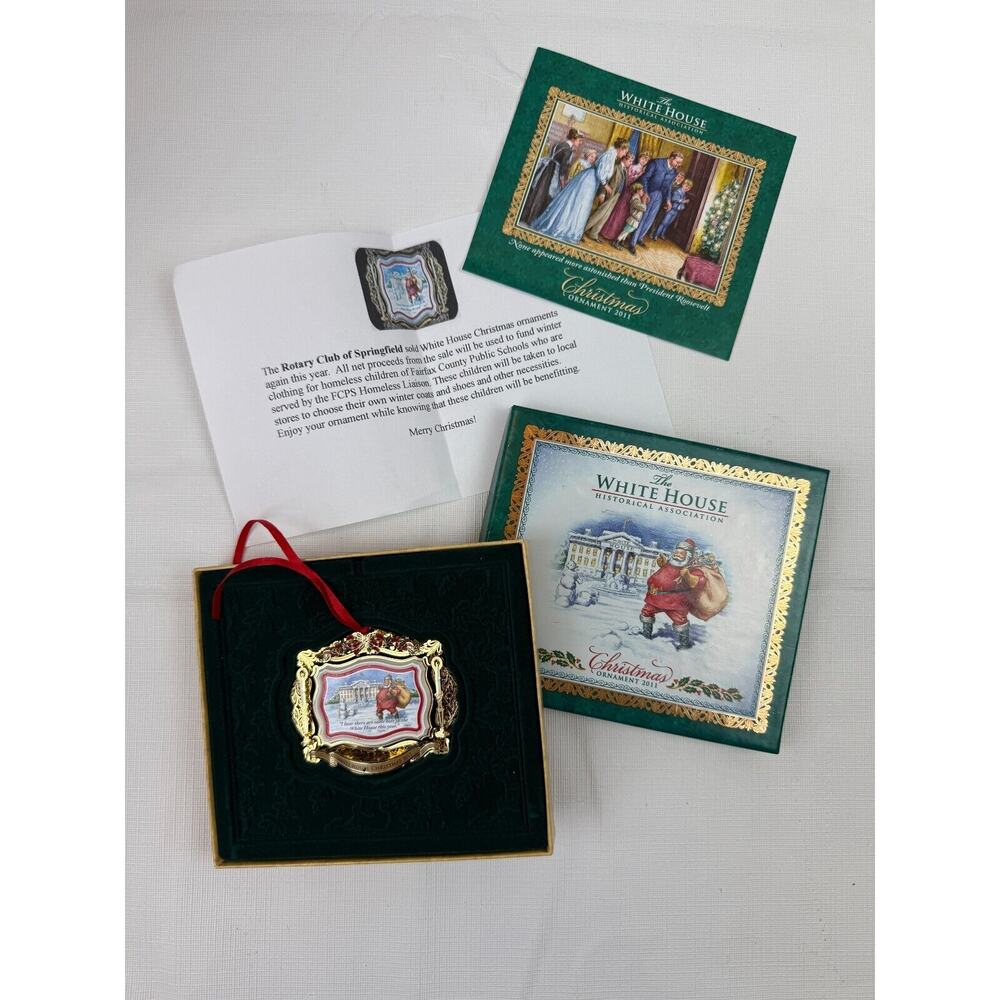 2011 The White House Historical Association Christmas Ornament